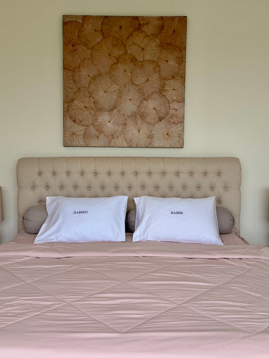 Embroidered Pillowcases - Habibti & Habibi