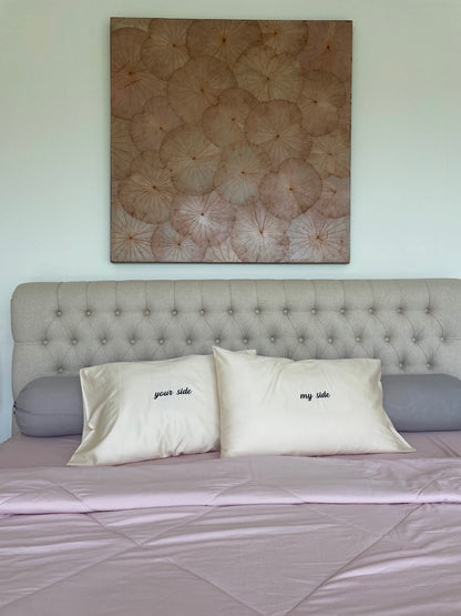 Embroidered Pillowcases - My side & Your side