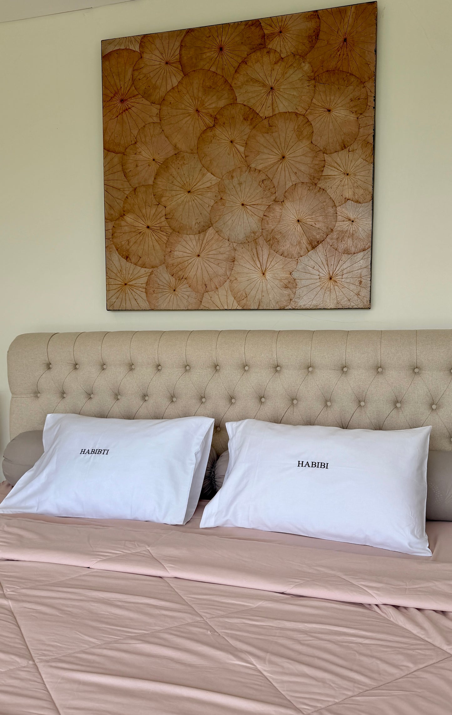 Embroidered Pillowcases - Habibti & Habibi