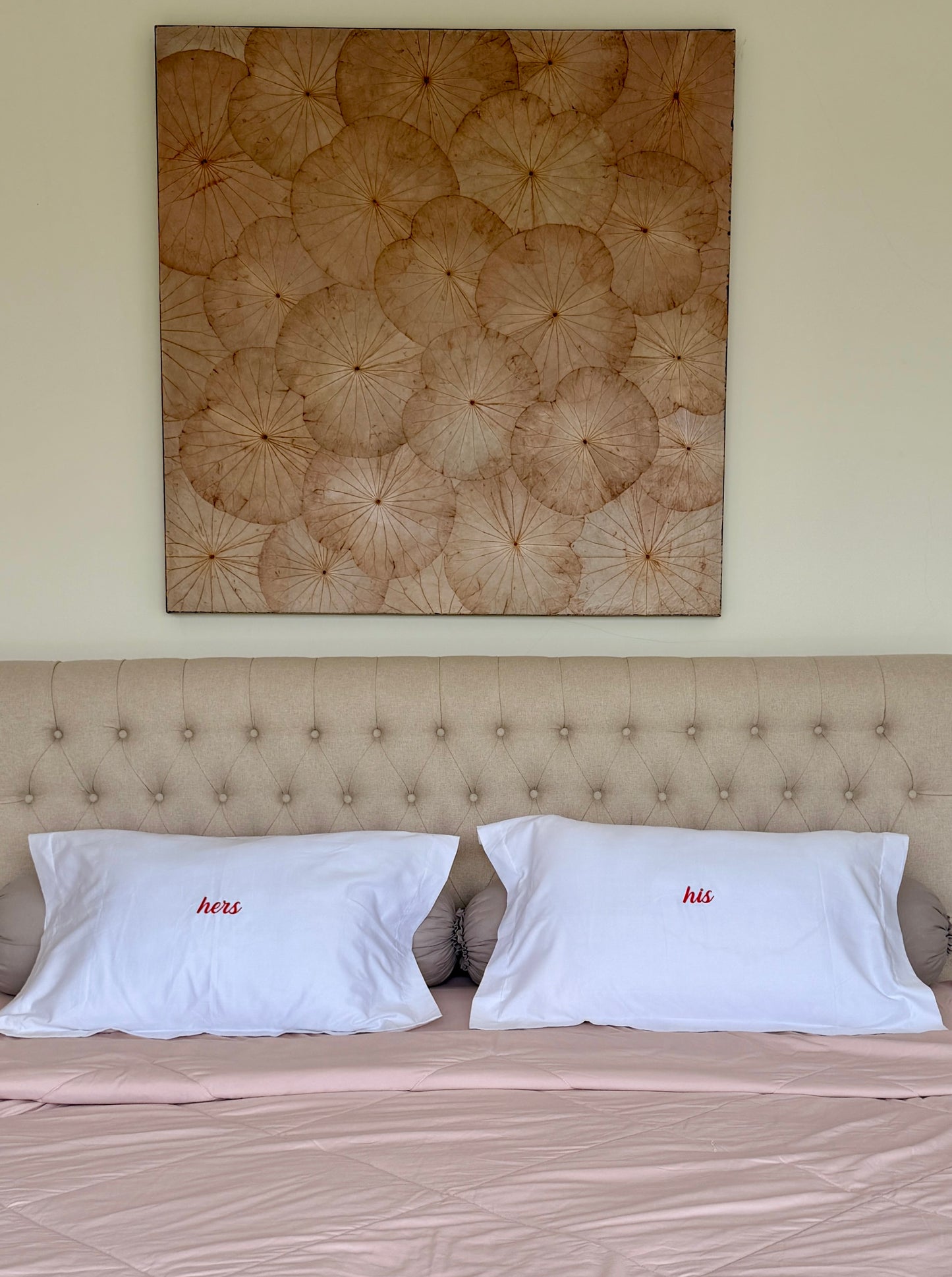 Embroidered Pillowcases - His & Hers