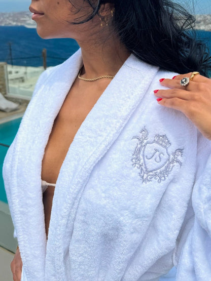 Bathrobe in Snow 500 GSM Customized