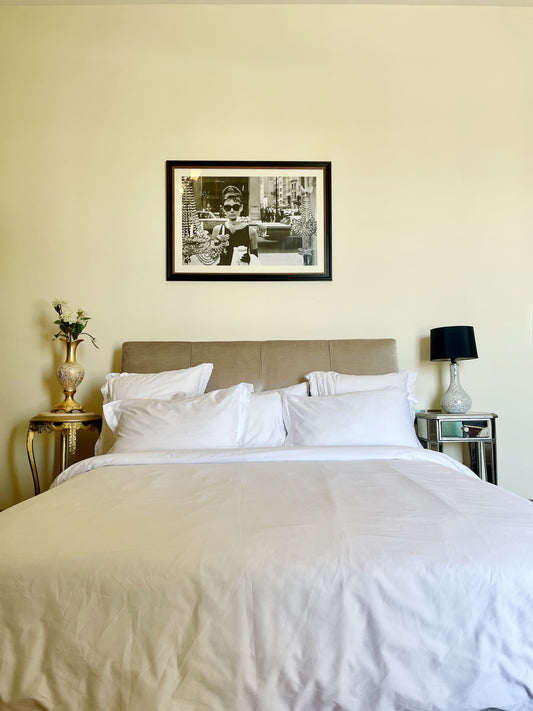 300 Thread Count Duvet Cover in Snow