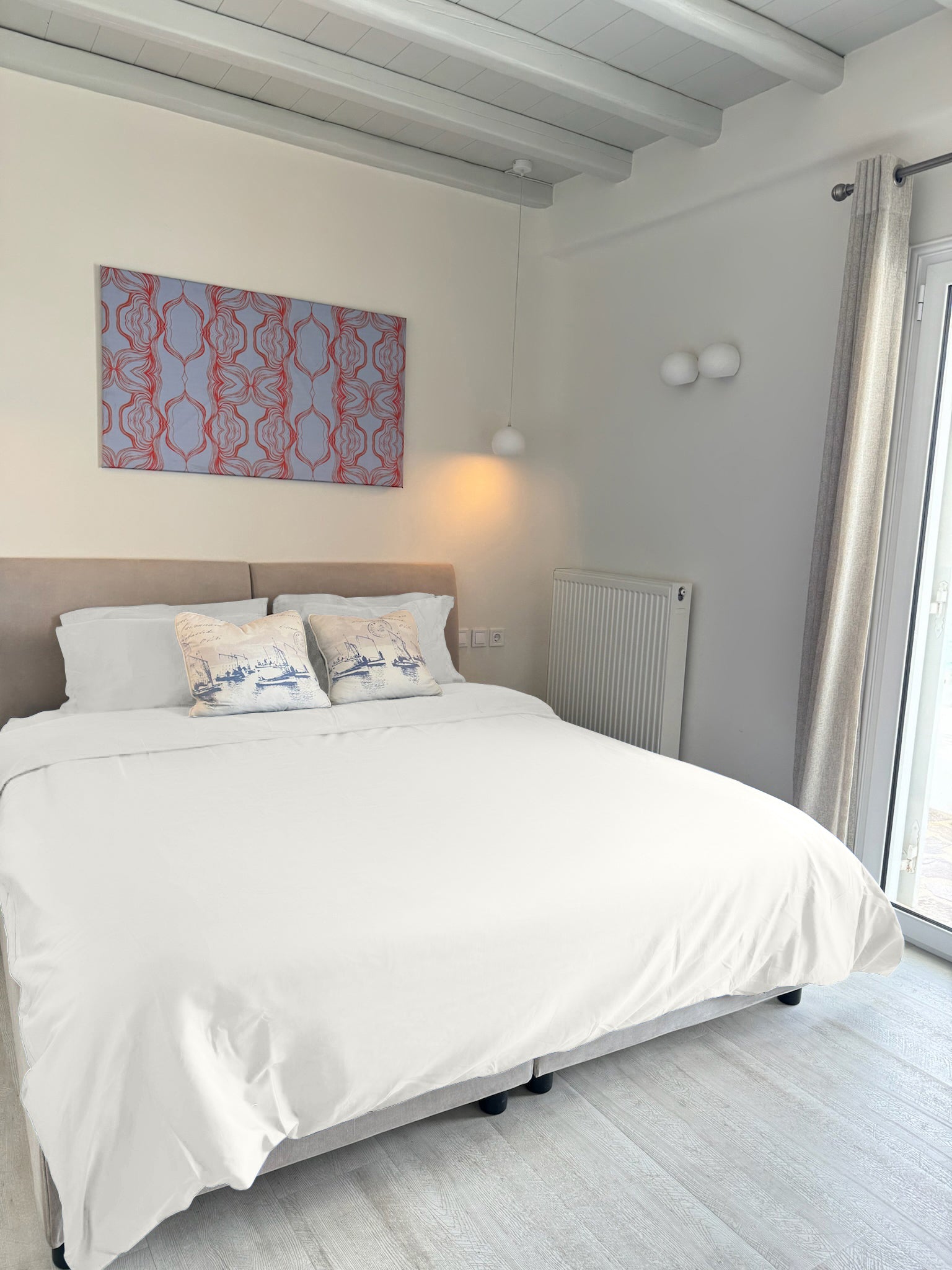 300 Thread Count Flat Sheet in Snow